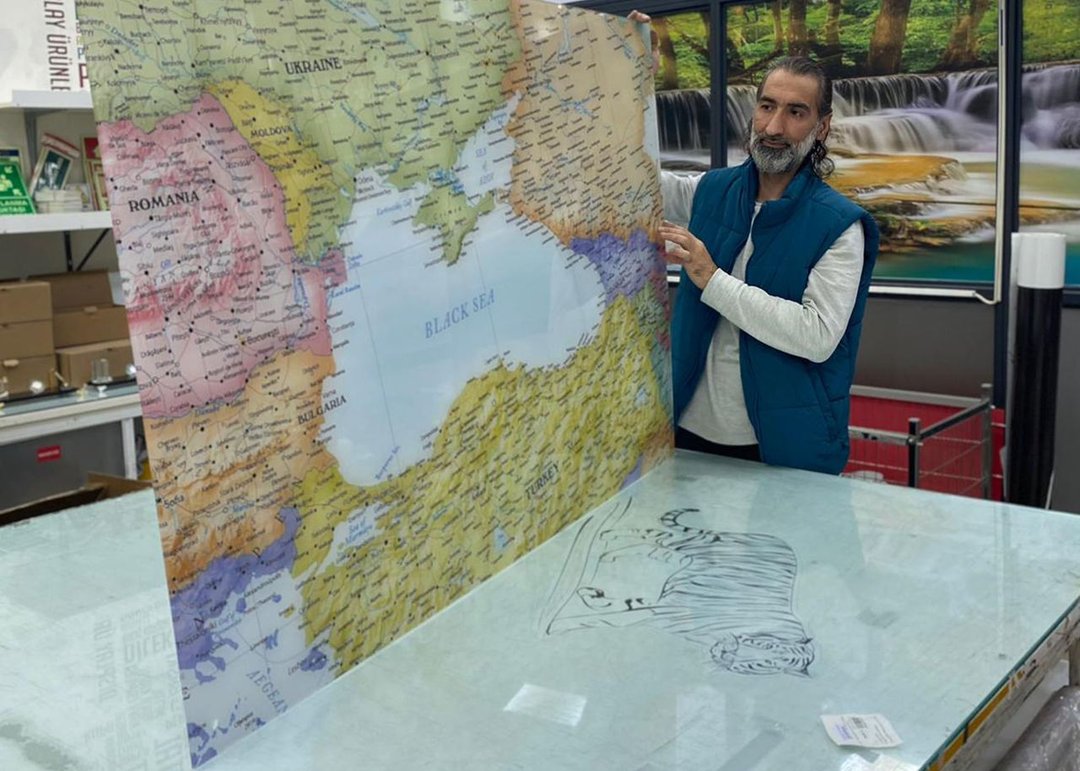 Bölge Haritası Baskısı — Atölye